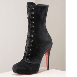 Miss Corset Louboutin Mid Calf Boot